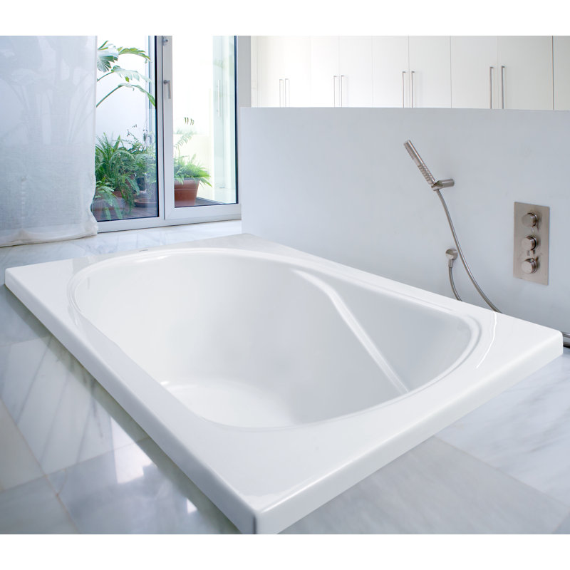 Clarke Products Hallmark 60" x 32" Drop In Soaking Bathtub & Reviews Wayfair